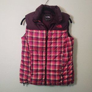 The North Face 700 Goose Down Plaid Vest Small